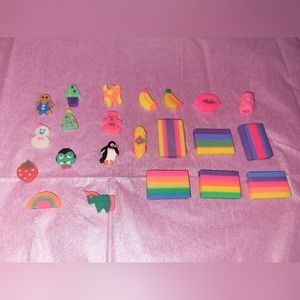 Vintage Lisa Frank Erasers